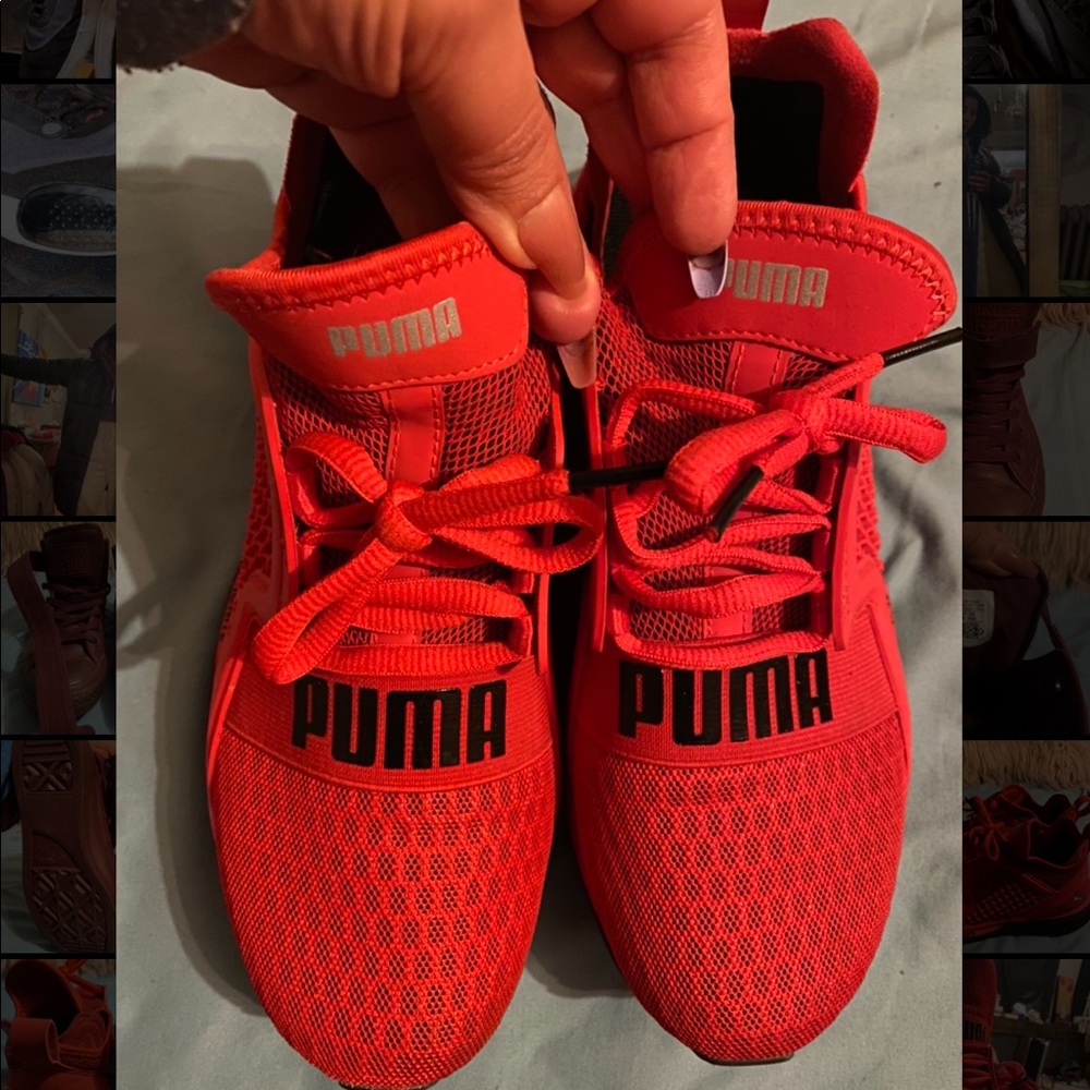 Puma Sneakers Runners Red Women’s 7.5 Men’s 5.5